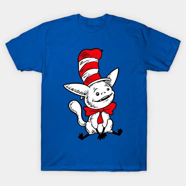 Space Cat In A Hat T-Shirt by blairjcampbell